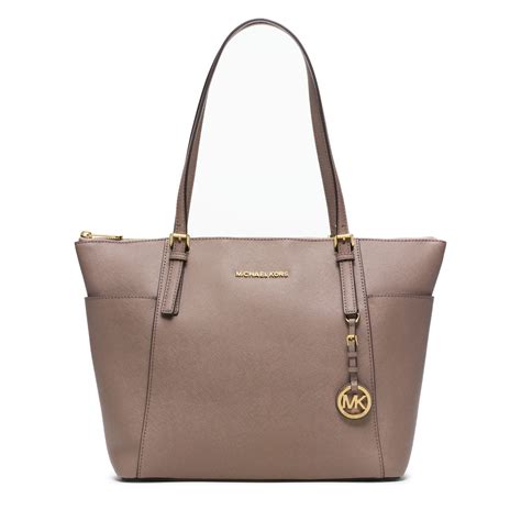 michael kors saffiano tote dark dune|Michael Kors large tote handbags.